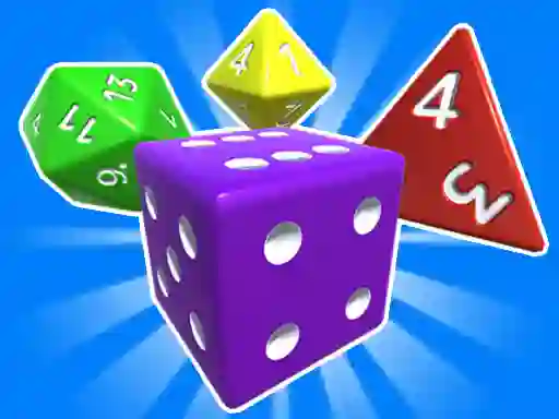 Lojë Idle Dice 3D: Incremental Game në internet