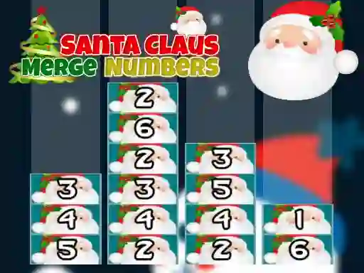 Lojë Santa Claus Merge Numbers në internet