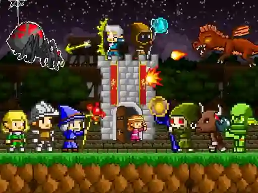Lojë Mini Guardians: Castle Defense në internet