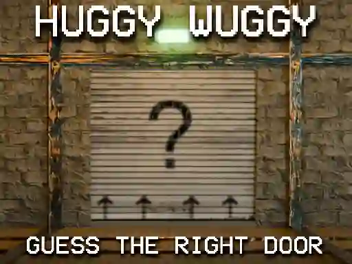 Lojë Huggy Wuggy Guess the right door në internet