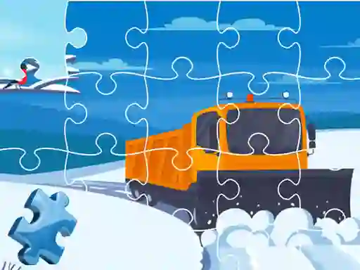 Lojë Winter Trucks Jigsaw në internet
