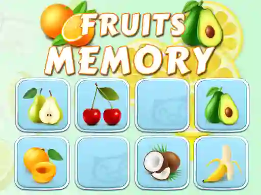 Lojë Fruits Memory në internet