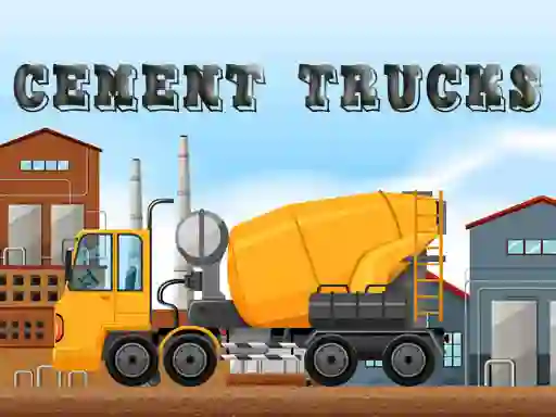 Lojë Cement Trucks Hidden Objects në internet