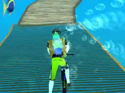 Lojë Under Water Cycling në internet