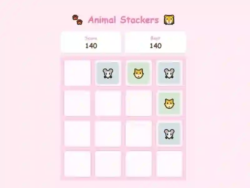 Lojë Animal Stackers në internet