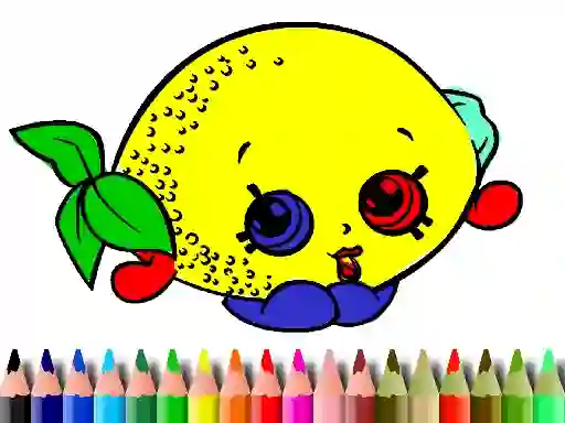 Lojë Back To School: Fruits Coloring Book në internet