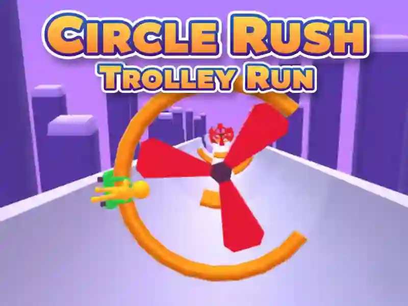 Lojë Circle Rush Trolley Run në internet