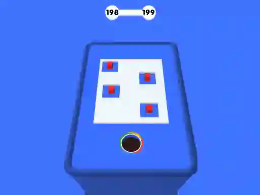 Lojë Hole 3d Color Block Game në internet