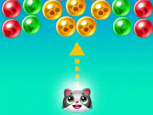 Lojë Save the cats Bubble shooter në internet