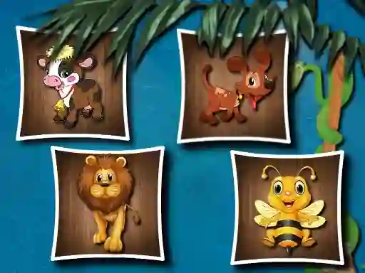 Lojë Cute Animal Shapes në internet