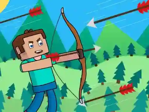 Lojë Noob Archer Monster Attack në internet