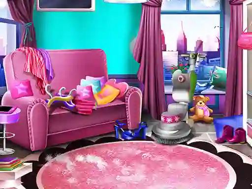 Lojë Girly House Cleaning në internet