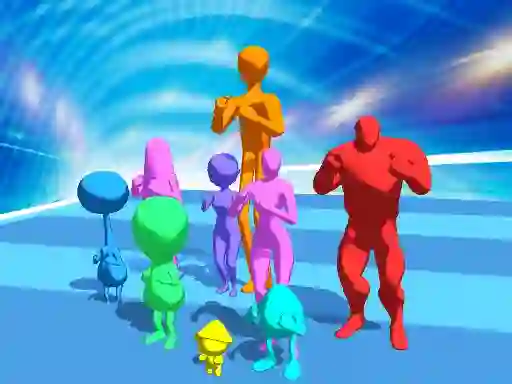 Lojë Stickman Crowd Fight në internet