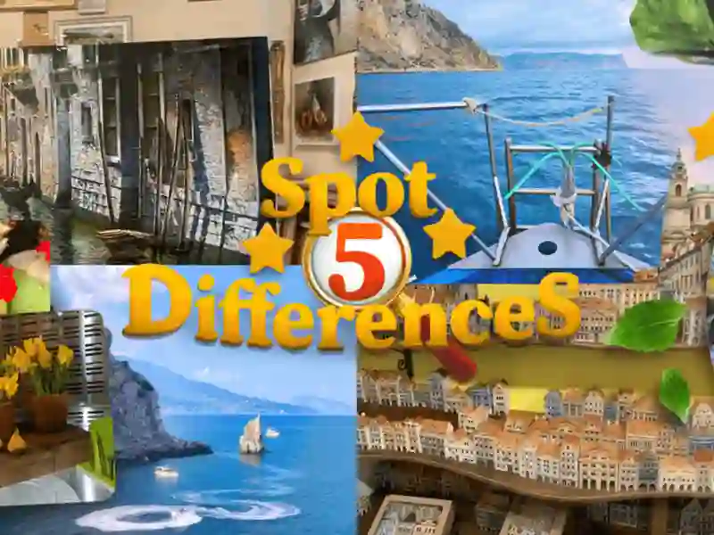 Lojë Spot 5 Differences Camping në internet