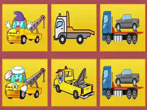 Lojë Tow Trucks Memory në internet