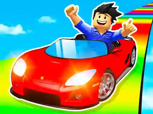 Lojë Epic Car Stunt Race Obby në internet