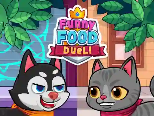 Lojë Funny Food Duel në internet