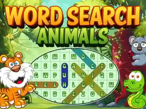 Lojë Word Search Animals në internet