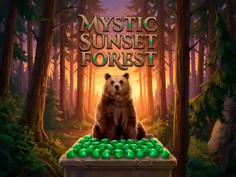 Lojë Mystic sunset forest në internet