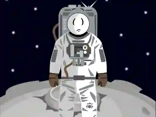 Lojë Stickman in Space në internet