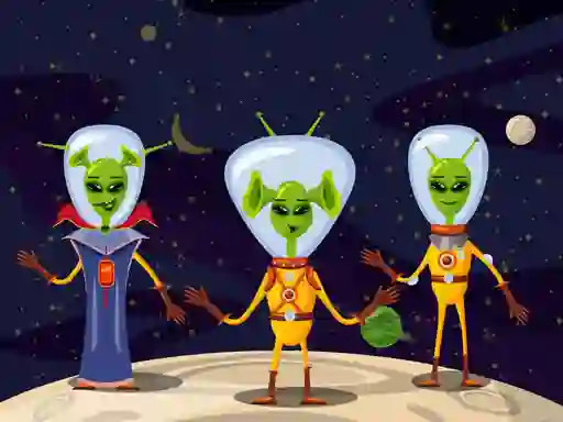 Lojë Aliens In Space Hidden në internet