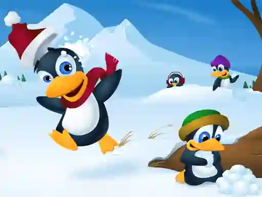 Lojë Cute Penguin Slide në internet