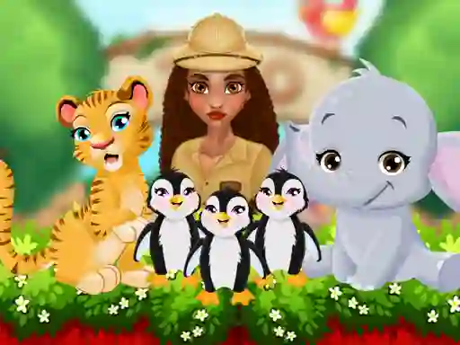 Lojë Moana Cute Zoo në internet