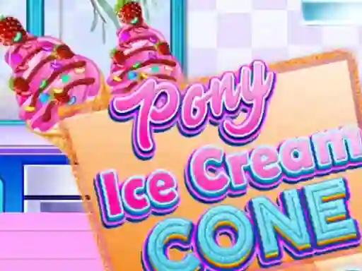 Lojë Pony Ice Cream Cone në internet