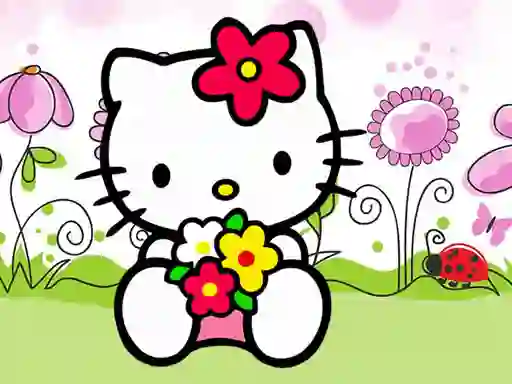 Lojë Cute Kitty Jigsaw në internet