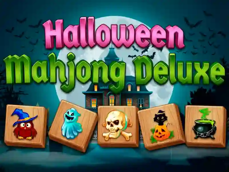 Lojë Halloween Mahjong Deluxe në internet