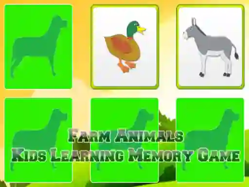 Lojë Farm Animals Kids Learning  Memory në internet