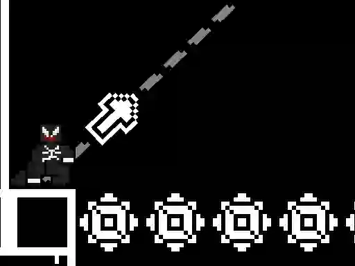 Lojë 8bit Black Ropeman në internet