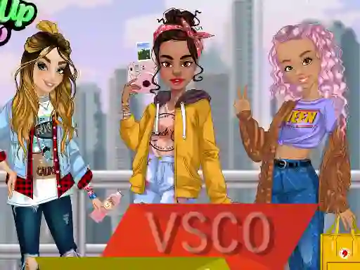 Lojë VSCO Girl Fashion në internet