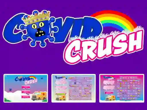 Lojë Covid Crush në internet