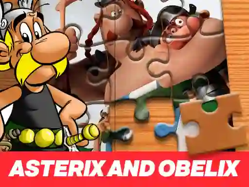 Lojë Asterix and Obelix Jigsaw Puzzle në internet