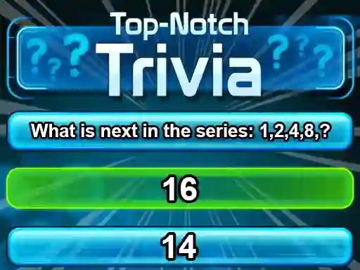Lojë Top Notch Trivia në internet