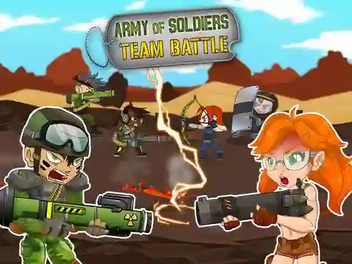 Lojë Army of soldiers: Team Battle në internet