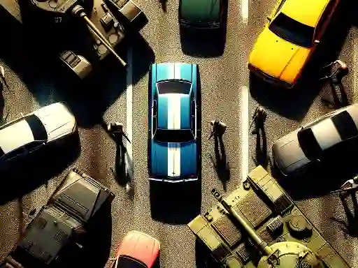 Lojë GTA Car Rush në internet