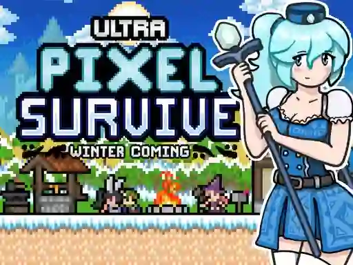 Lojë Ultra Pixel Survive Winter Coming në internet