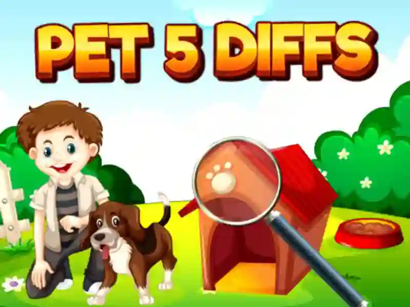 Lojë Pet 5 Diffs në internet