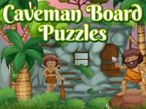 Lojë Caveman Board Puzzles në internet