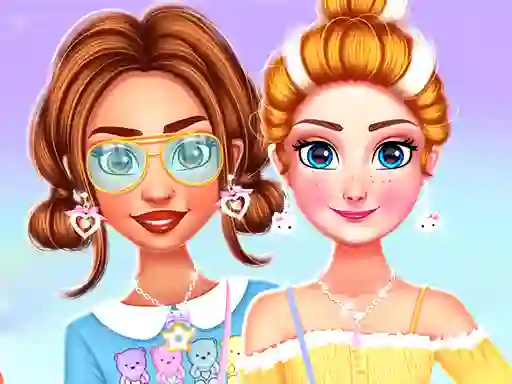 Lojë BFF Lovely Kawaii Outfits në internet