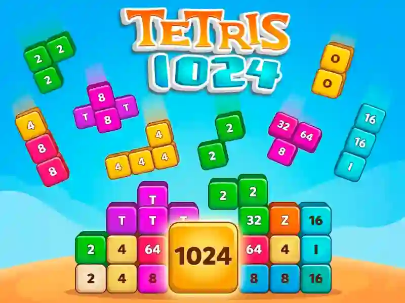 Lojë Tetris 1024 në internet