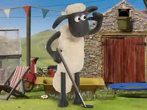 Lojë Shaun The Sheep Baahmy Golf në internet