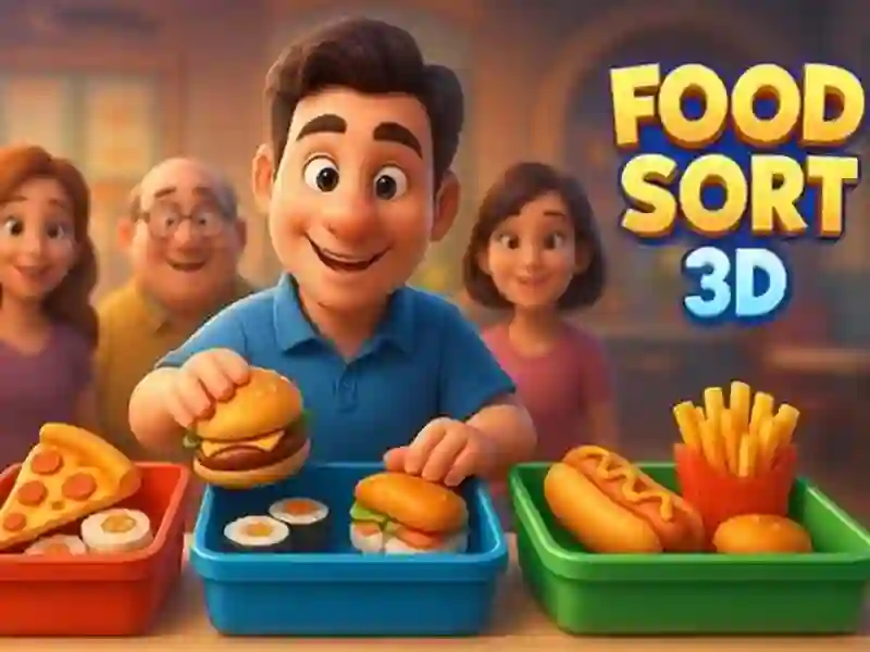 Lojë Food Sort 3D në internet
