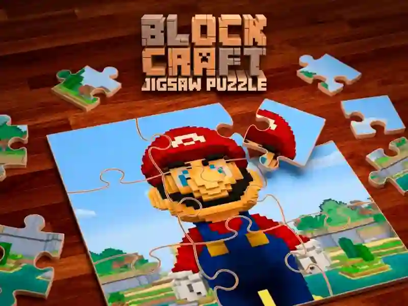 Lojë Block Craft Jigsaw Puzzle në internet