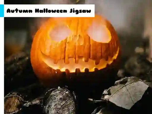 Lojë Autumn Halloween Jigsaw në internet