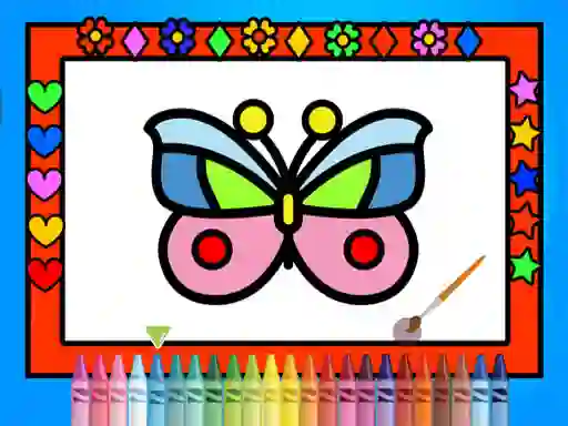 Lojë Color and Decorate Butterflies në internet