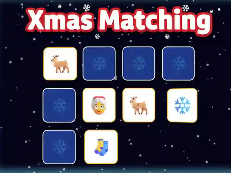 Lojë Xmas Matching në internet