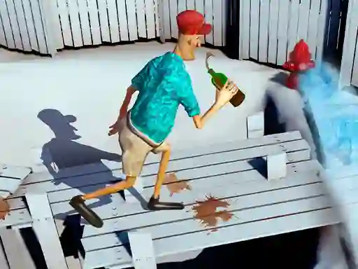Lojë Drunk Man 3D në internet